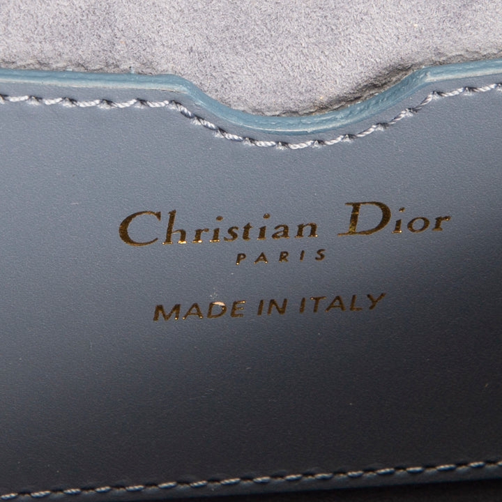 DIOR Bobby Medium Flap Bag - Denim Blue