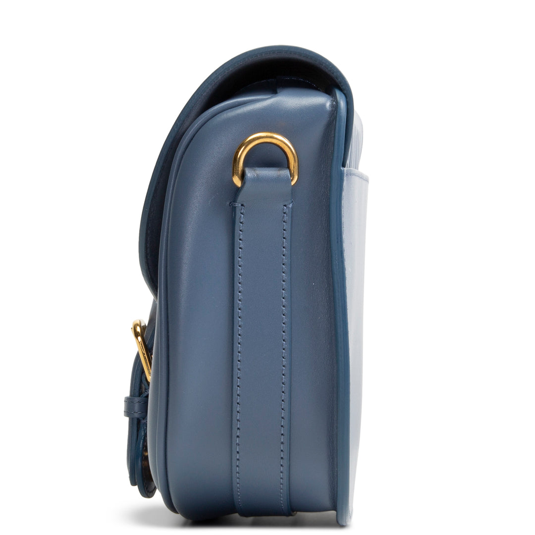 DIOR Bobby Medium Flap Bag - Denim Blue