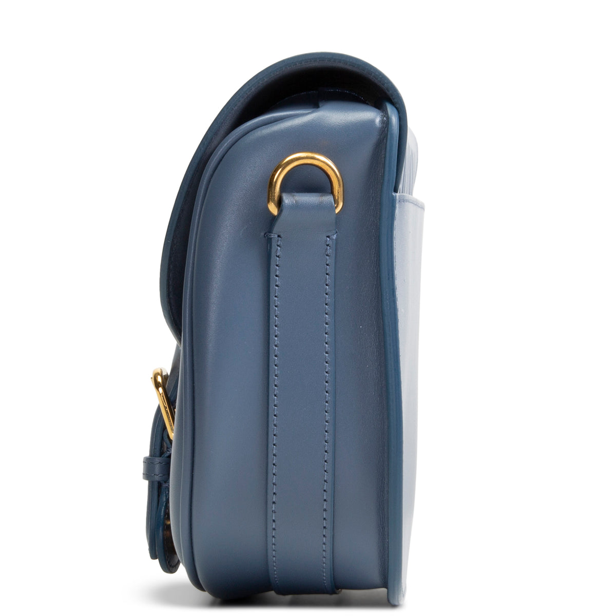 DIOR Bobby Medium Flap Bag - Denim Blue