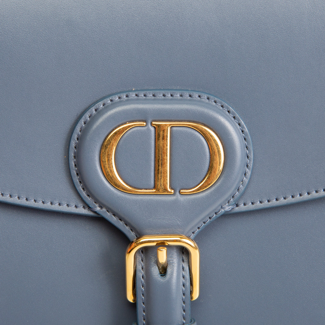 DIOR Bobby Medium Flap Bag - Denim Blue