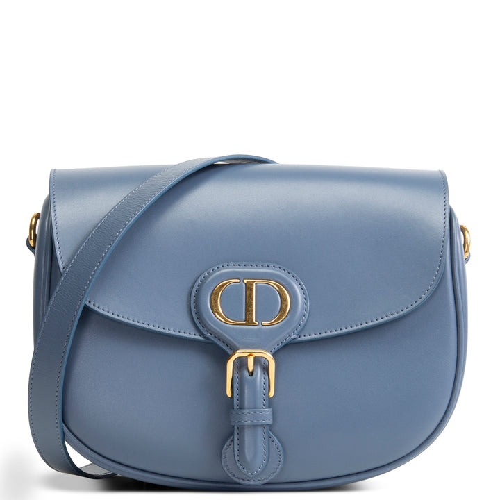 DIOR Bobby Medium Flap Bag - Denim Blue