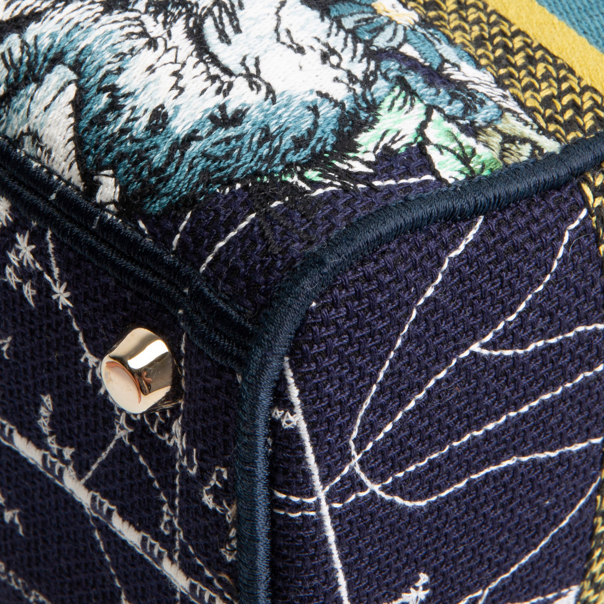 DIOR Canvas D-Lite Lady Dior Bag