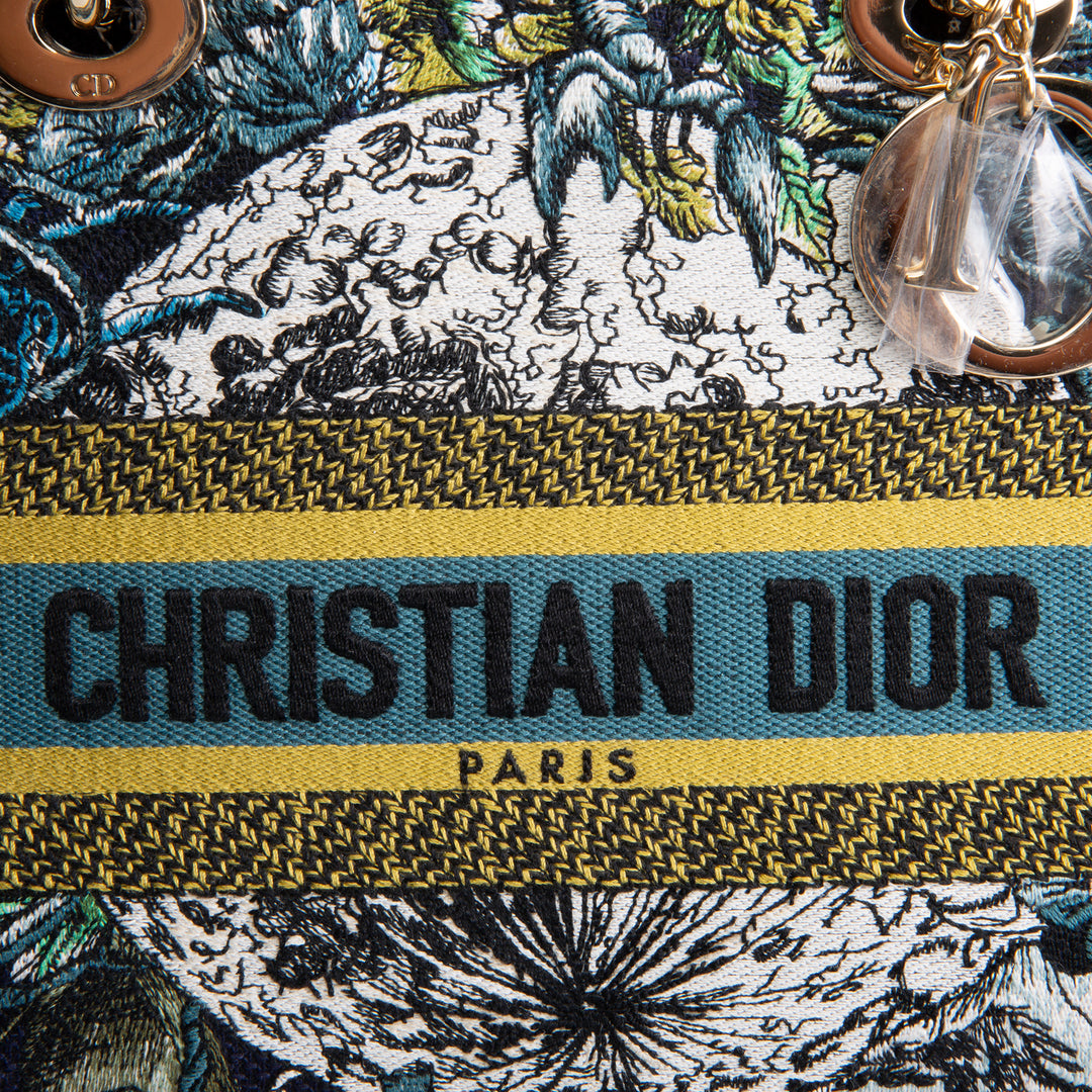 DIOR Canvas D-Lite Lady Dior Bag