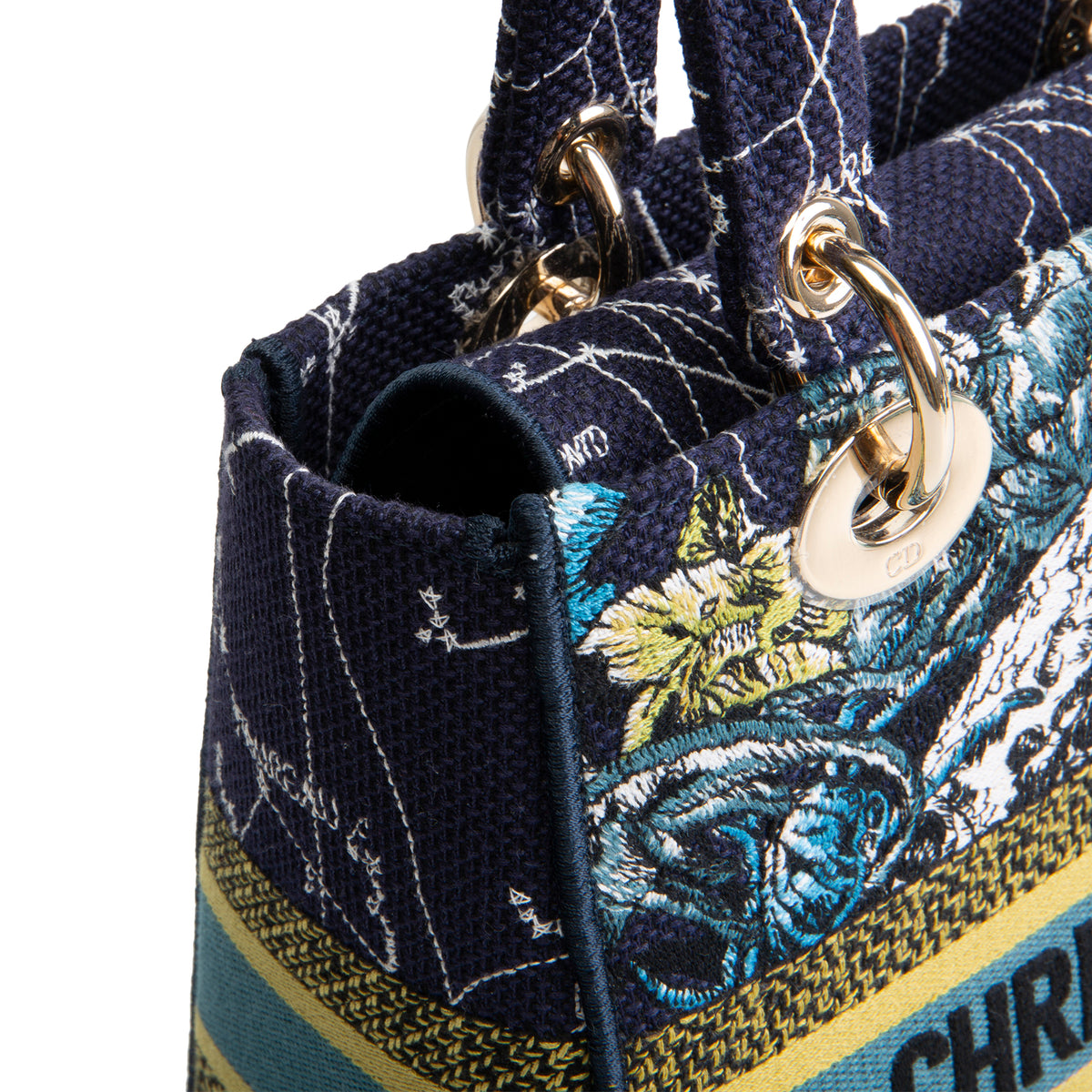 DIOR Canvas D-Lite Lady Dior Bag
