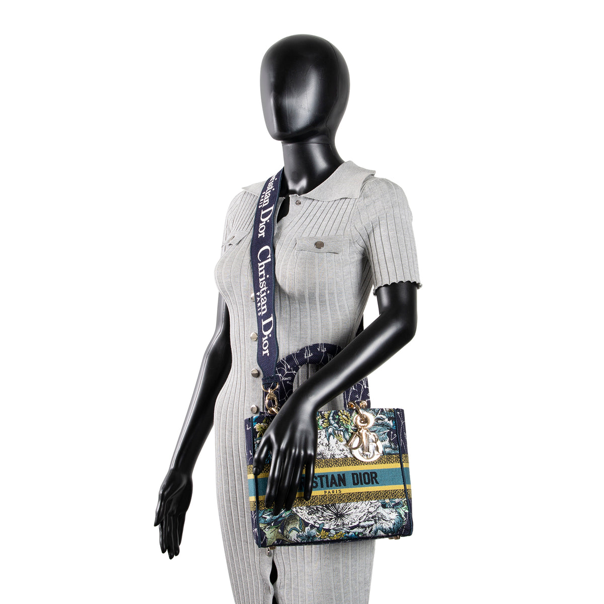 DIOR Canvas D-Lite Lady Dior Bag