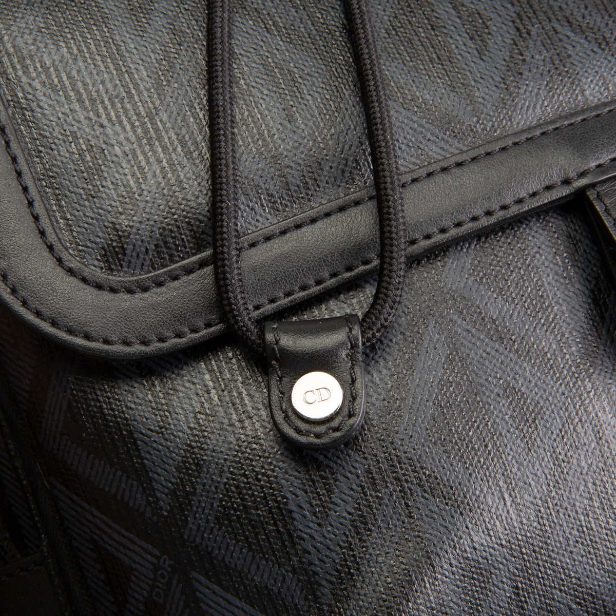 DIOR Men Hit The Road Backpack - CD Diamond Canvas