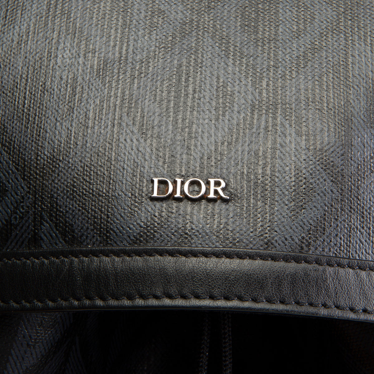 DIOR Men Hit The Road Backpack - CD Diamond Canvas