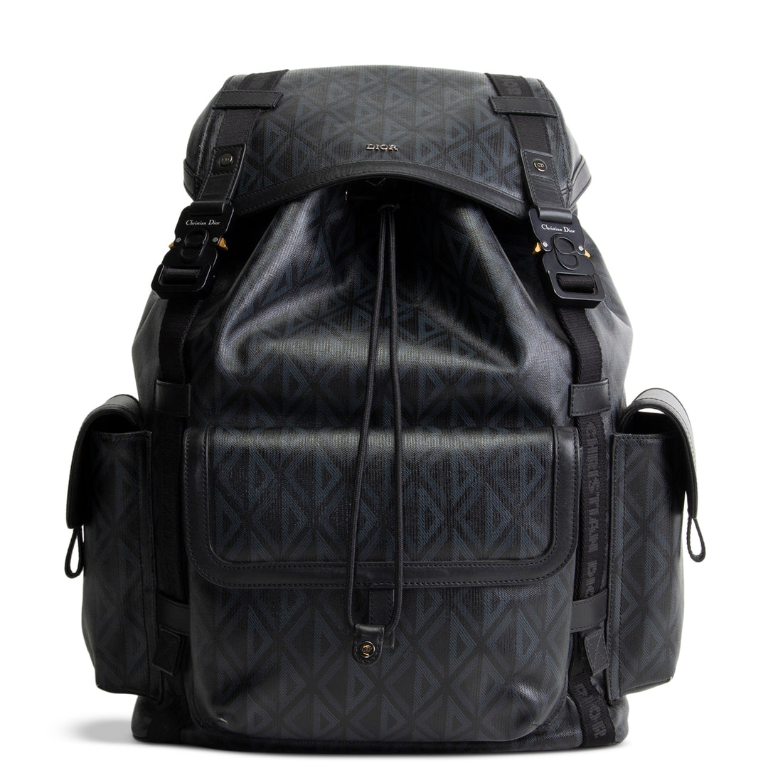 DIOR Men Hit The Road Backpack - CD Diamond Canvas