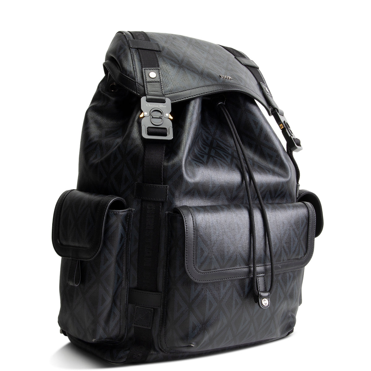 DIOR Men Hit The Road Backpack - CD Diamond Canvas