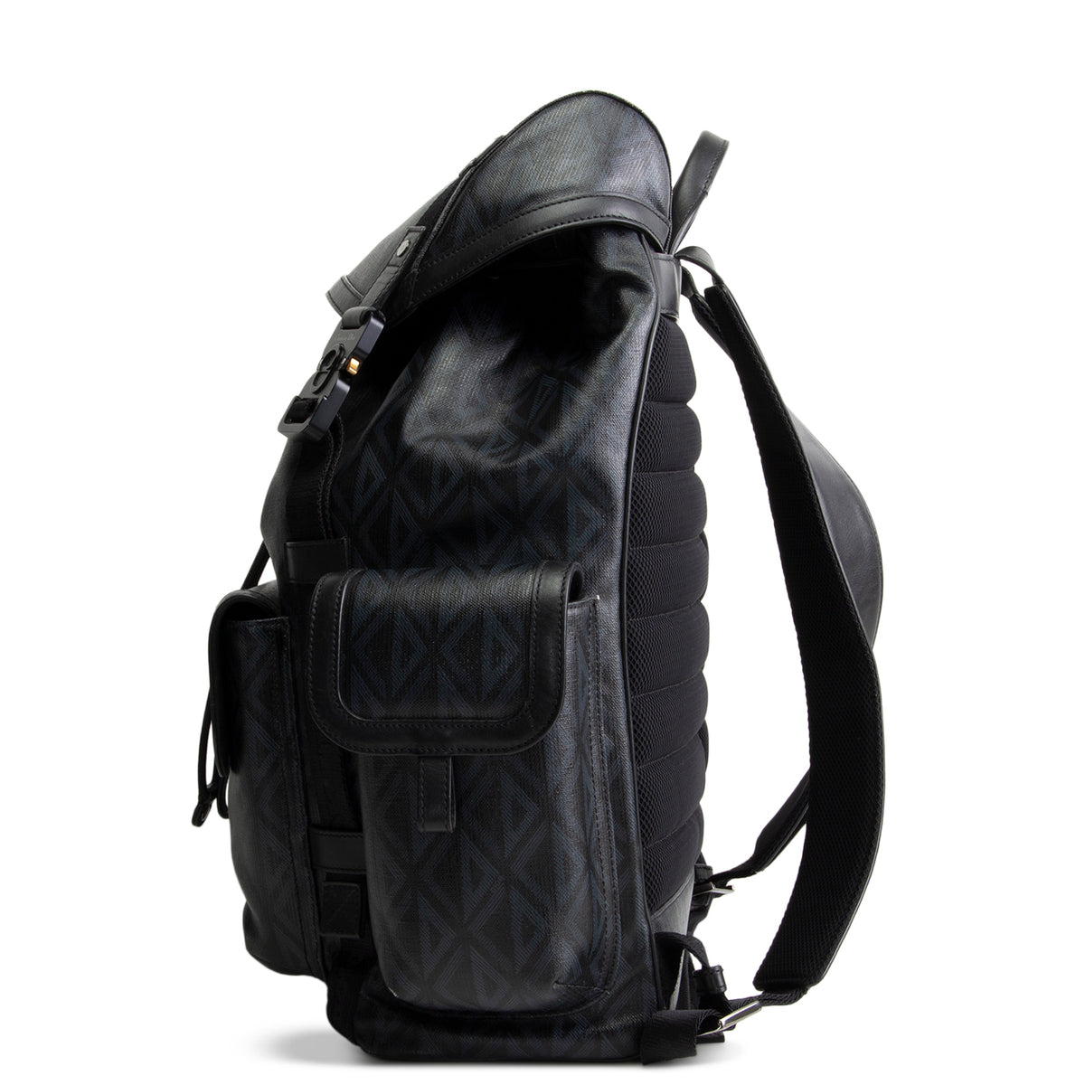 DIOR Men Hit The Road Backpack - CD Diamond Canvas