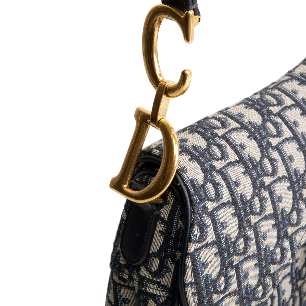 DIOR Saddle Bag Oblique Jacquard - Blue
