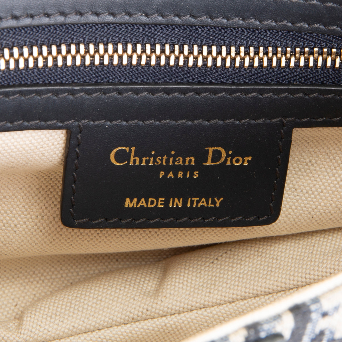 DIOR Saddle Bag Oblique Jacquard - Blue
