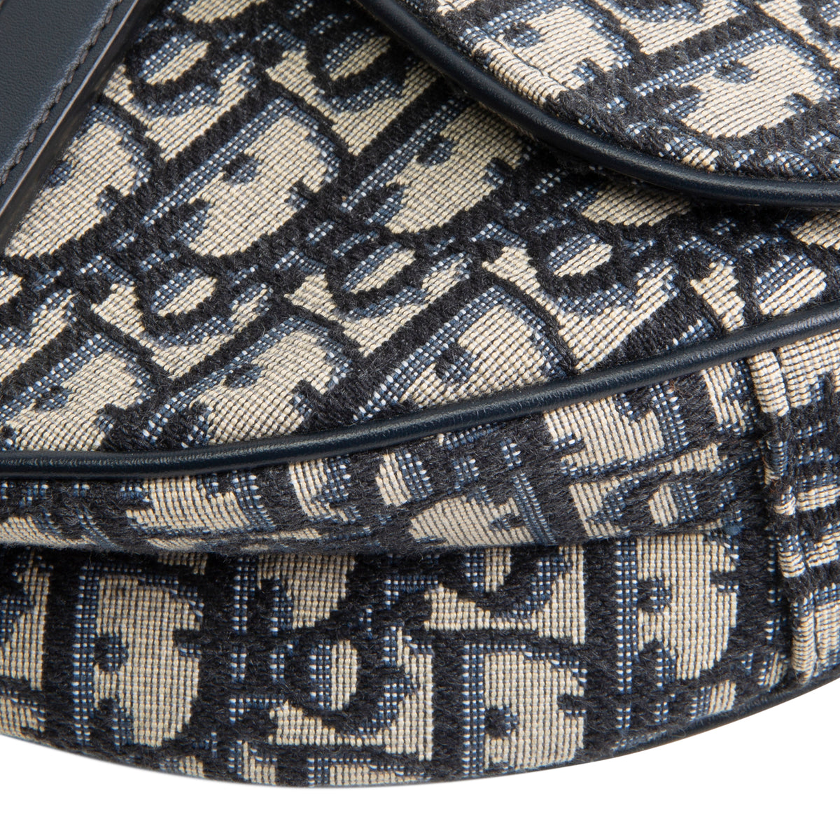 DIOR Saddle Bag Oblique Jacquard - Blue