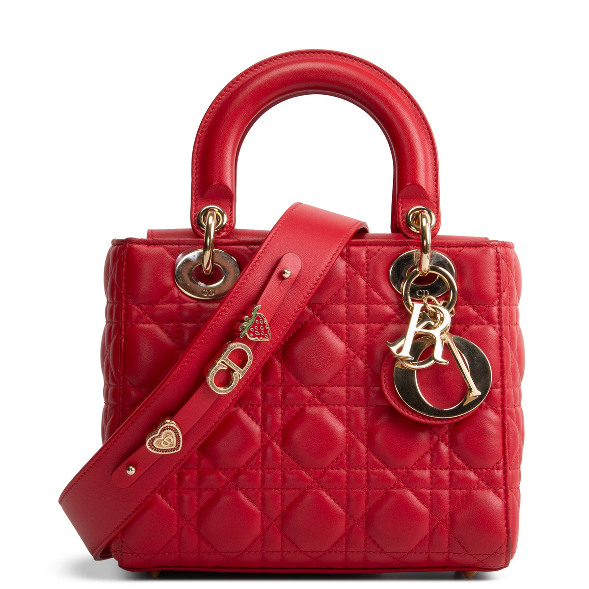 DIOR Small ABC Dior Lady Dior - Red