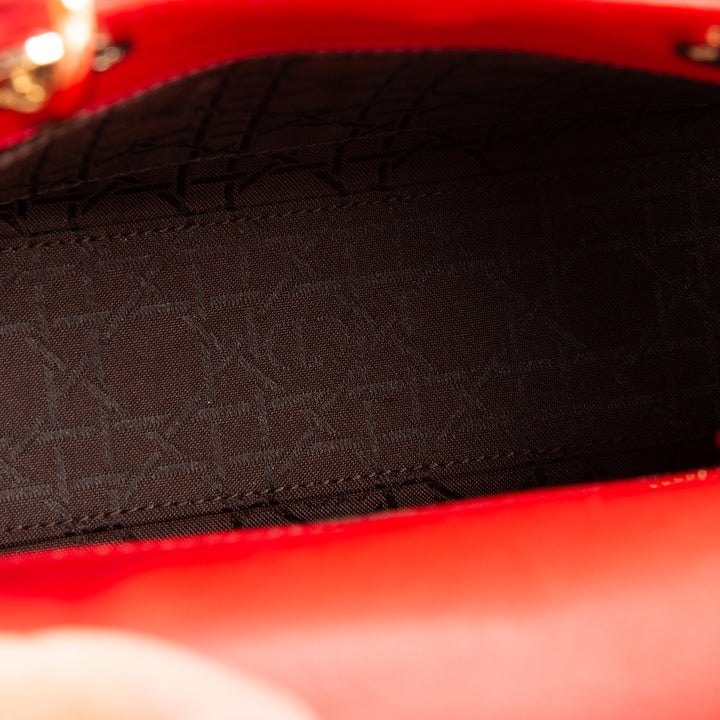 DIOR Small ABC Dior Lady Dior - Red