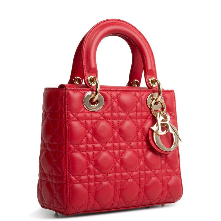 DIOR Small ABC Dior Lady Dior - Red