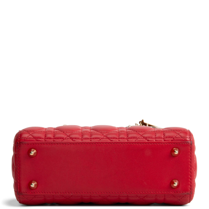 DIOR Small ABC Dior Lady Dior - Red