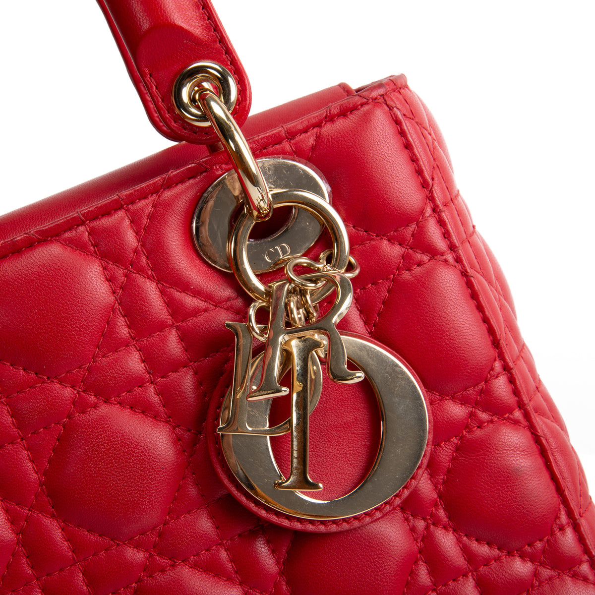 DIOR Small ABC Dior Lady Dior - Red