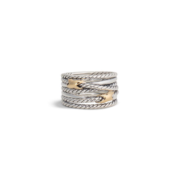 DAVID YURMAN Double X Crossover Ring