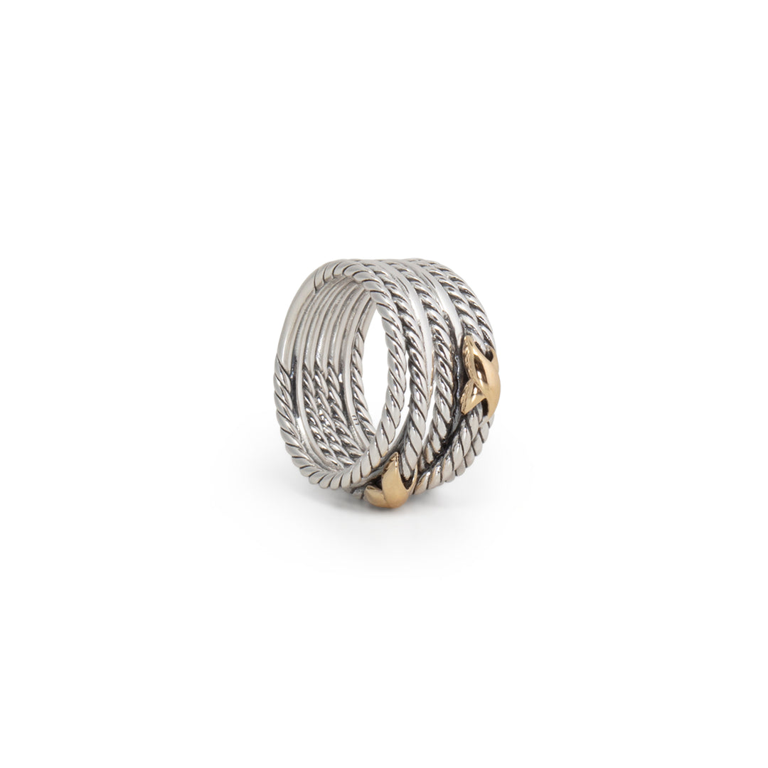 DAVID YURMAN Double X Crossover Ring