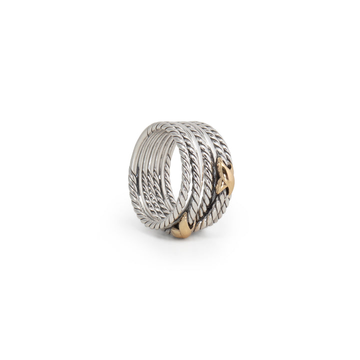 DAVID YURMAN Double X Crossover Ring