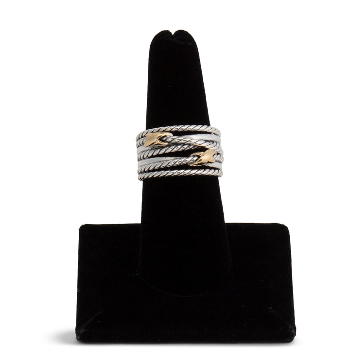 DAVID YURMAN Double X Crossover Ring