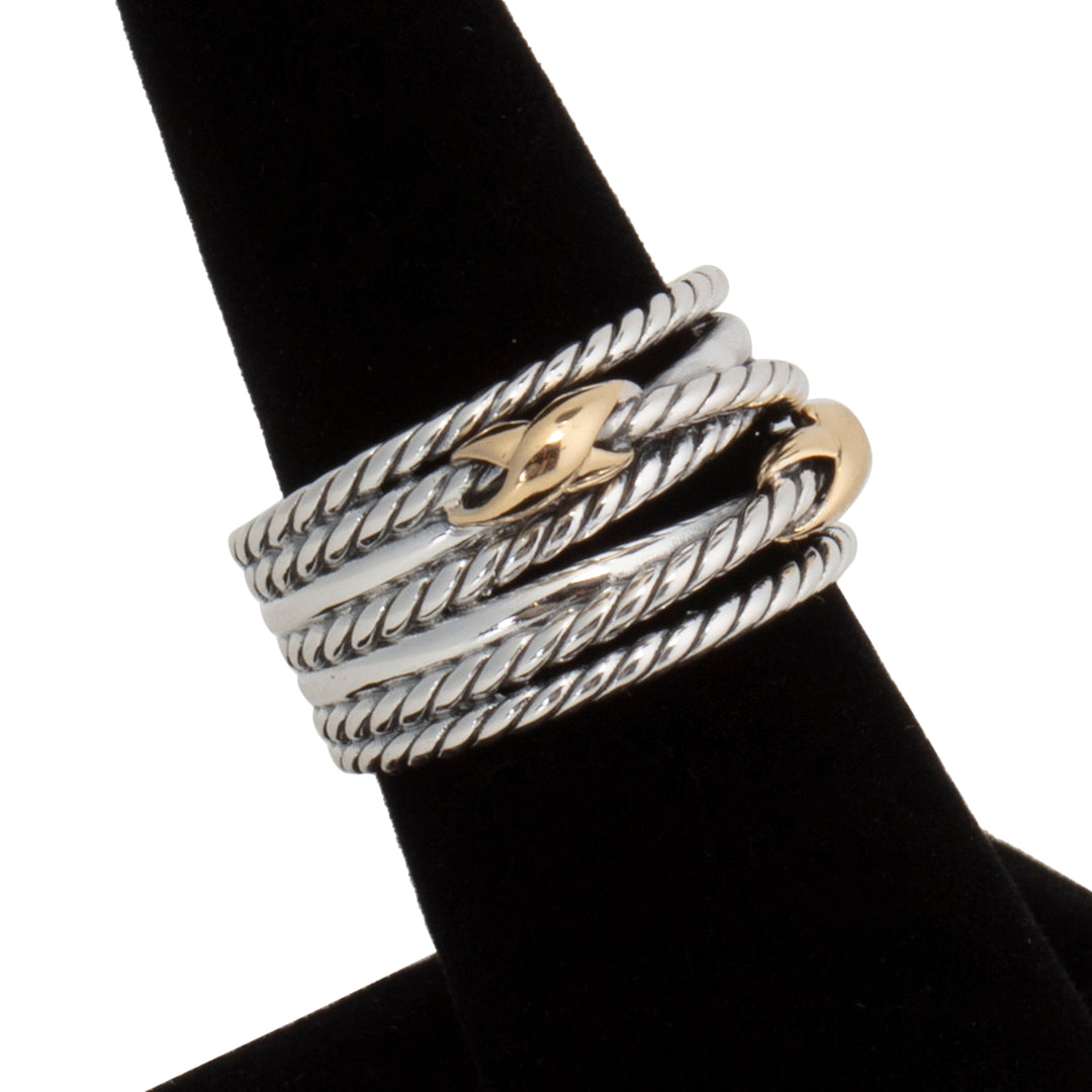 DAVID YURMAN Double X Crossover Ring