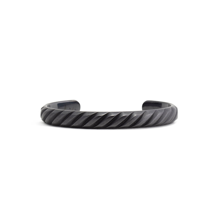 DAVID YURMAN Mens Black Titanium Cuff