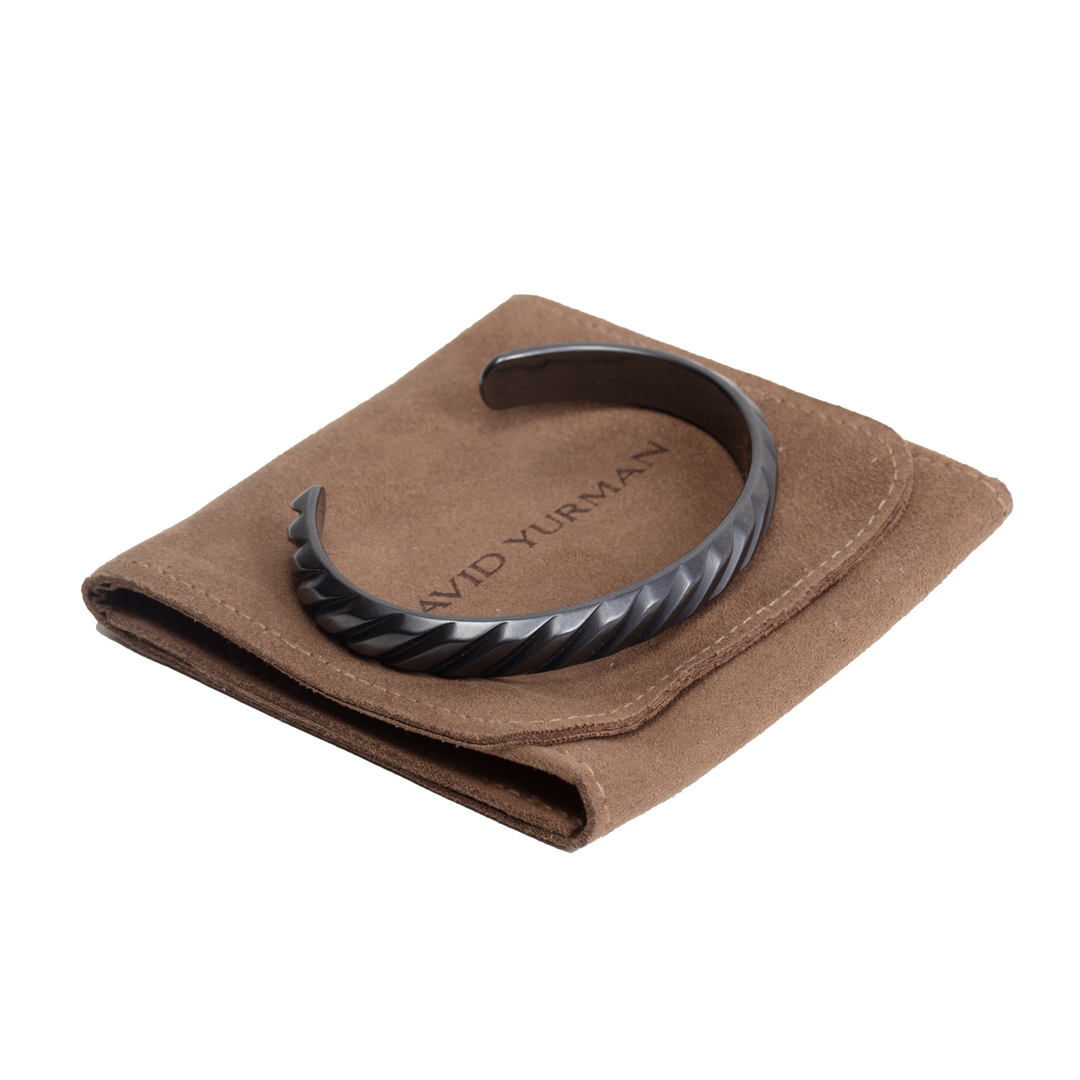 DAVID YURMAN Mens Black Titanium Cuff