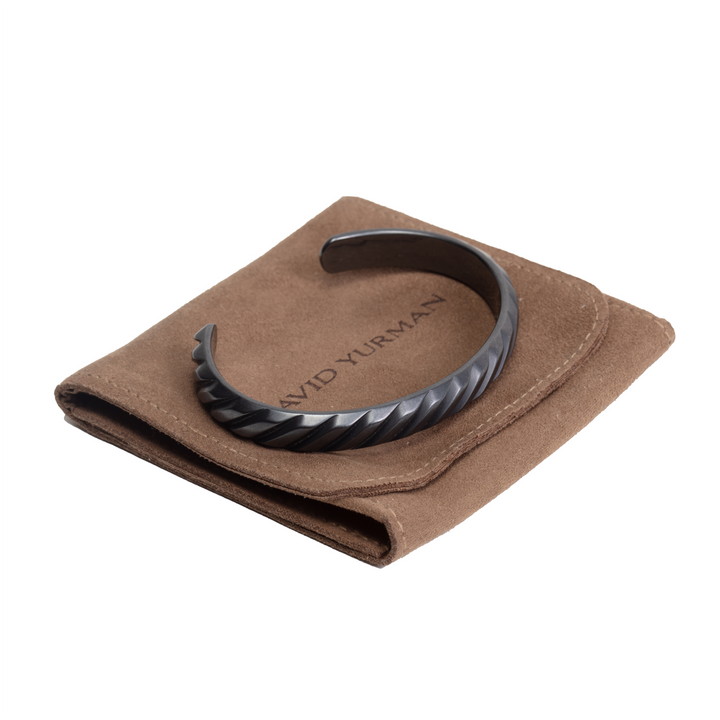 DAVID YURMAN Mens Black Titanium Cuff