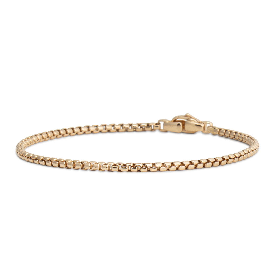 DAVID YURMAN 18k Box Chain Bracelet