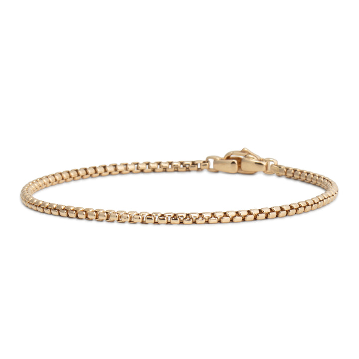 DAVID YURMAN 18k Box Chain Bracelet