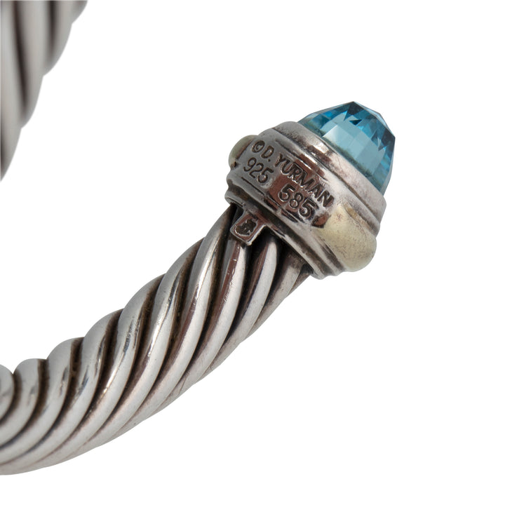 DAVID YURMAN Topaz Classic Cable Cuff Bracelet