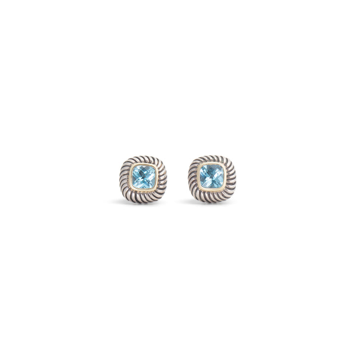 DAVID YURMAN Topaz Albion Stud Earrings