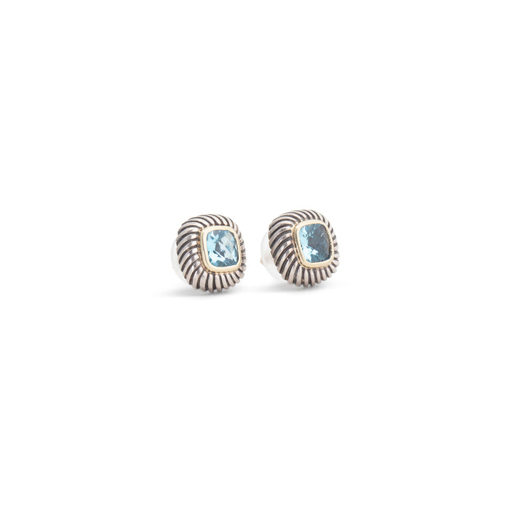 DAVID YURMAN Topaz Albion Stud Earrings
