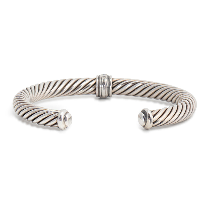DAVID YURMAN Diamond Cable Classic Station Cuff