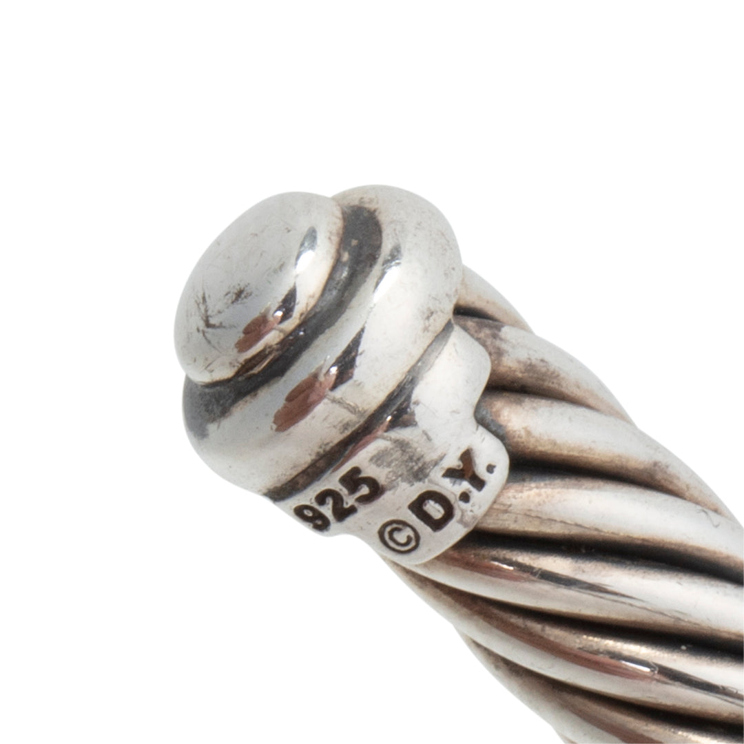 DAVID YURMAN Diamond Cable Classic Station Cuff