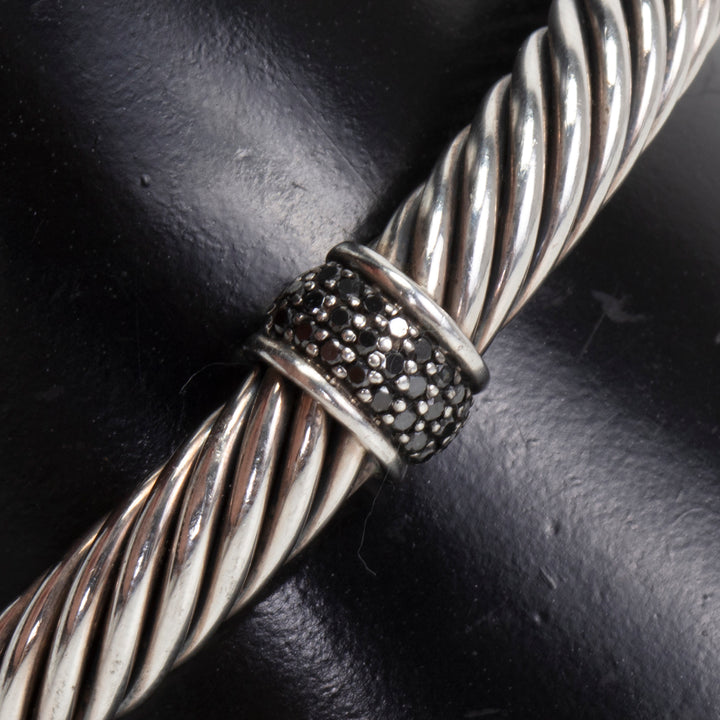 DAVID YURMAN Diamond Cable Classic Station Cuff