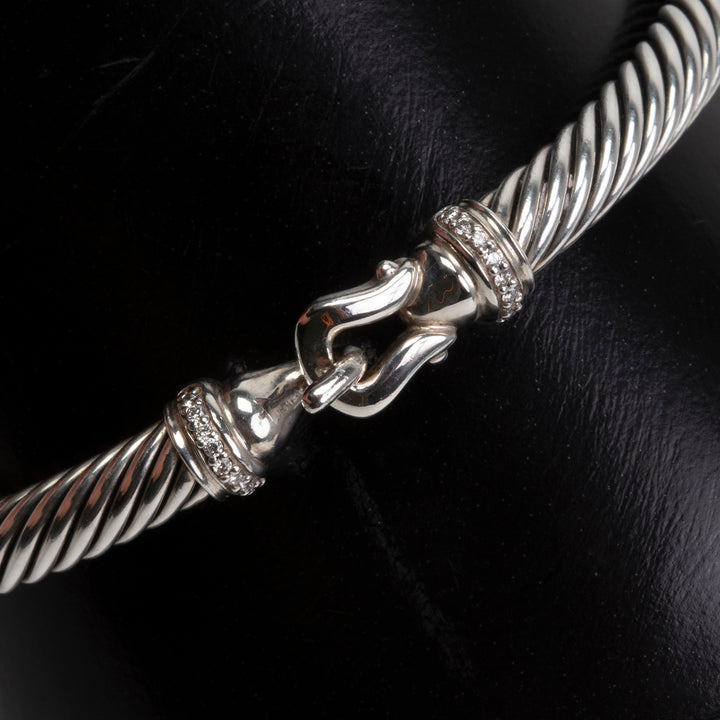 DAVID YURMAN Diamond Buckle Classic Cable