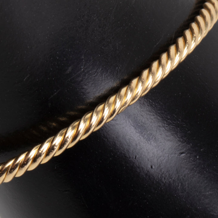 DAVID YURMAN Blue Topaz & Diamond Cable Bracelet - 3mm