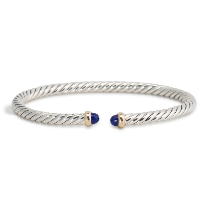 DAVID YURMAN Lapis Cable Flex Bracelet - 4mm