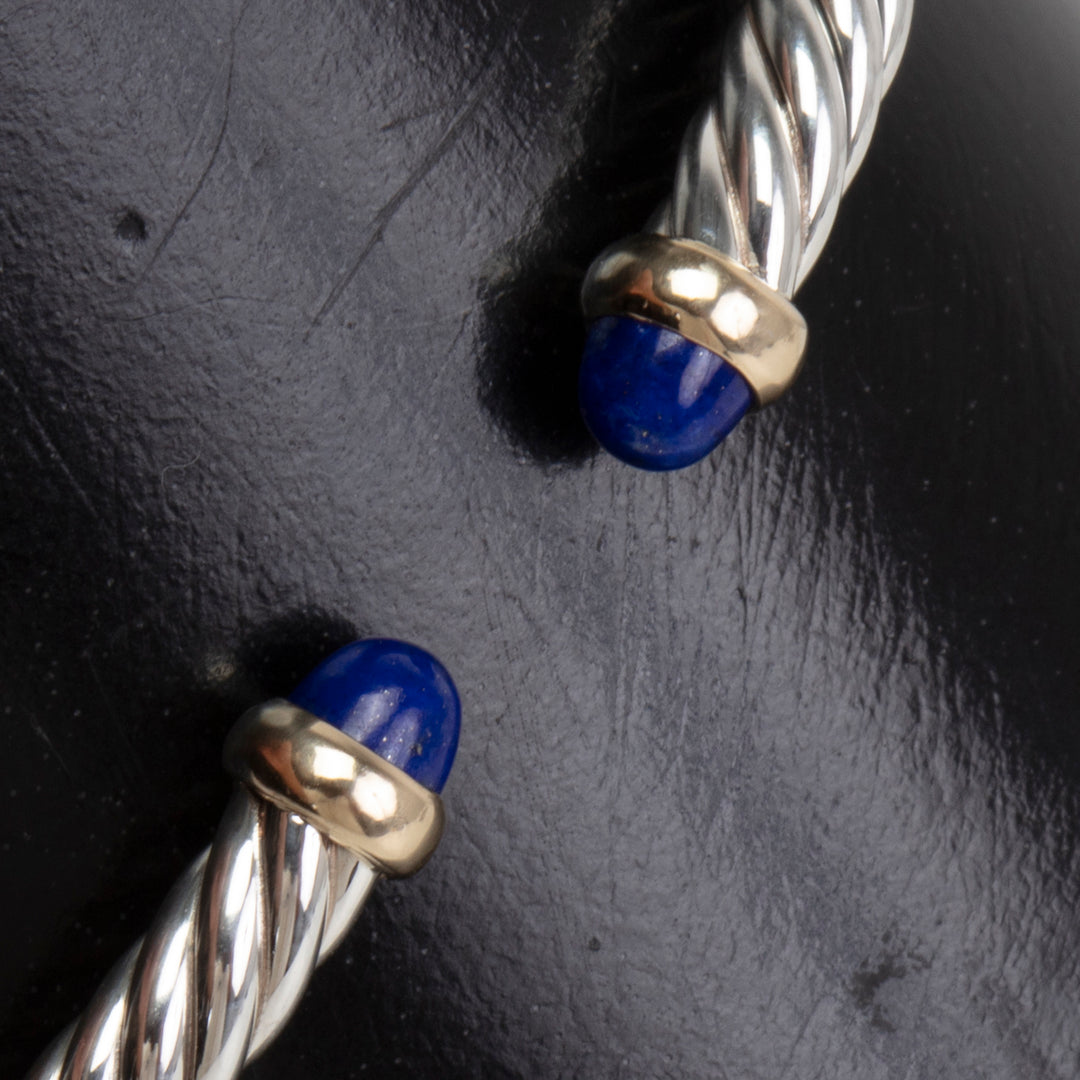 DAVID YURMAN Lapis Cable Flex Bracelet - 4mm