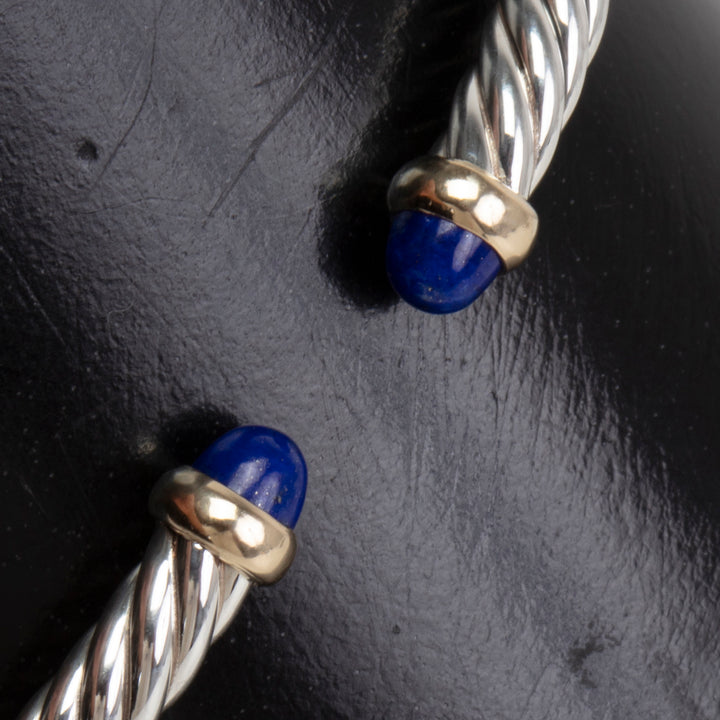 DAVID YURMAN Lapis Cable Flex Bracelet - 4mm