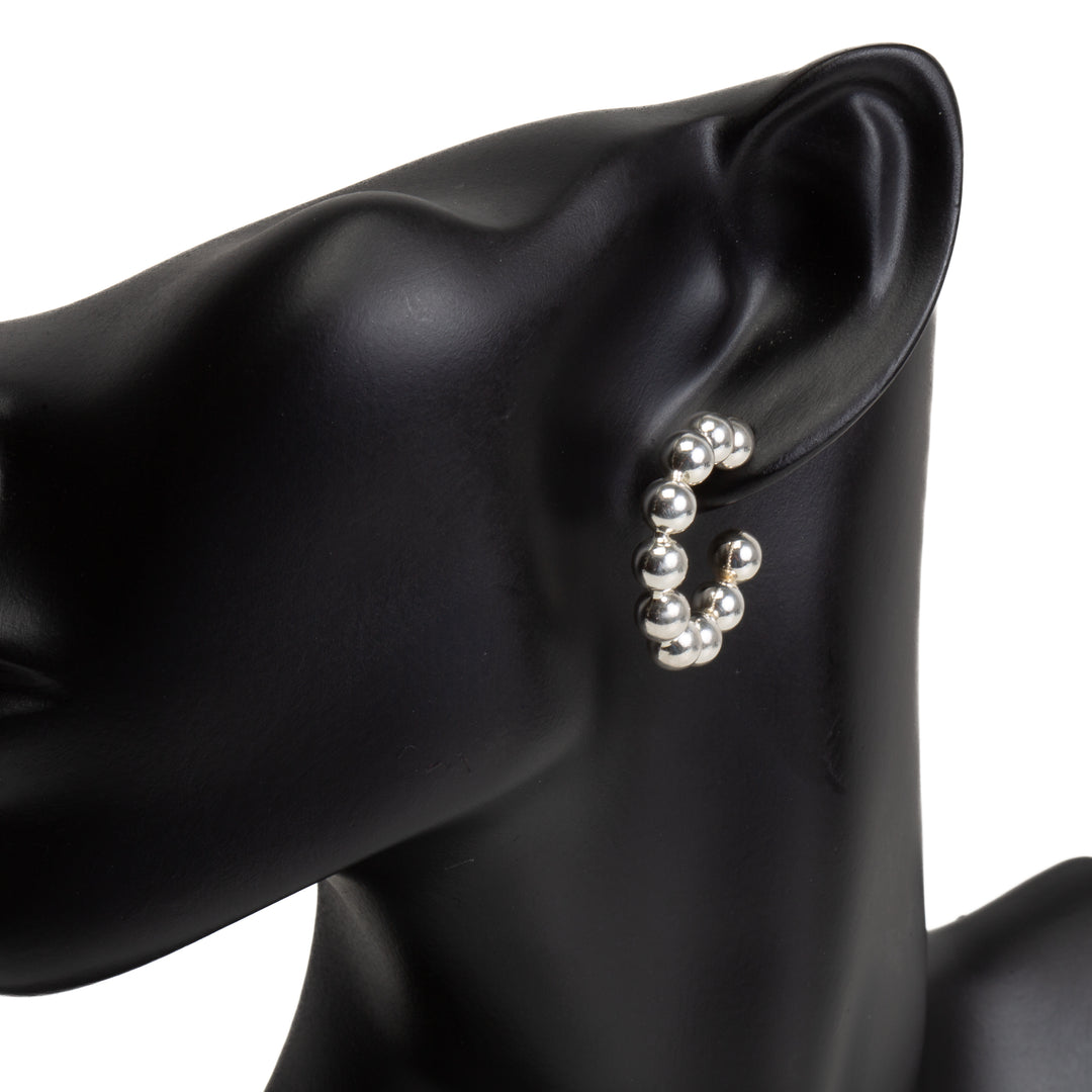 TIFFANY & CO. Bead Hoop Earrings