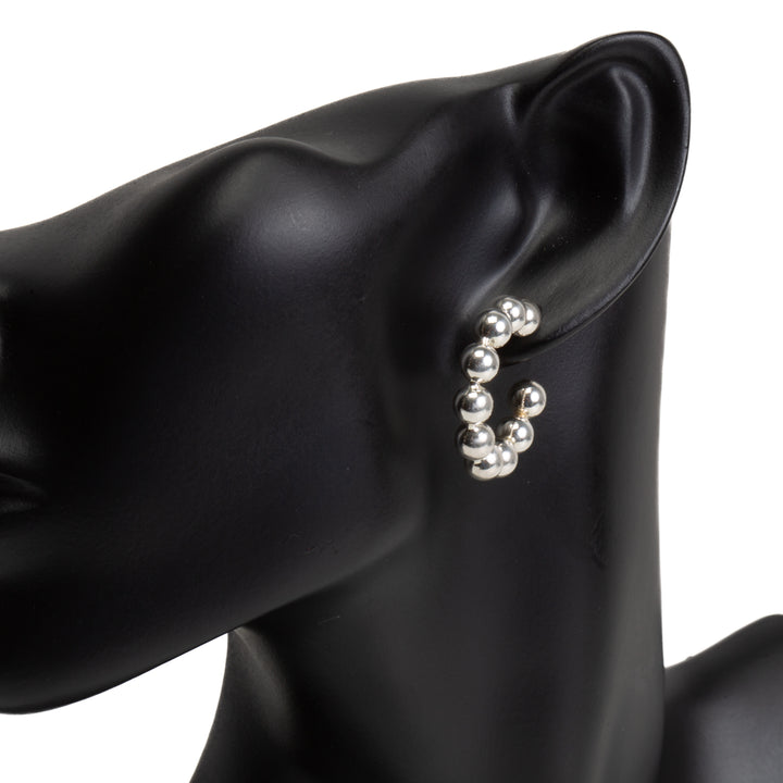 TIFFANY & CO. Bead Hoop Earrings