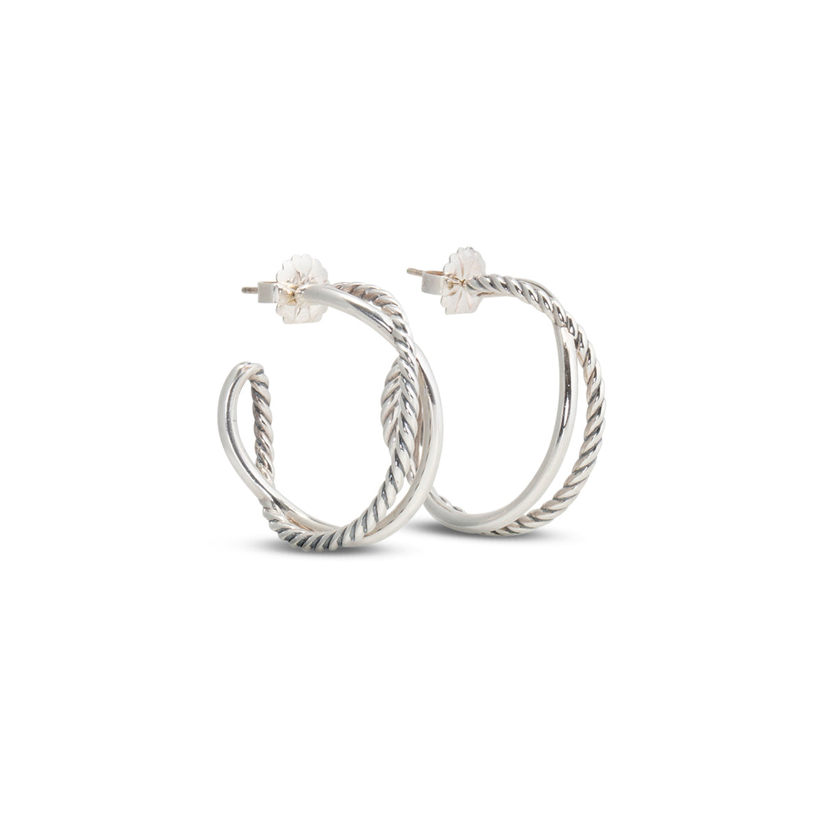 DAVID YURMAN Crossover Hoops