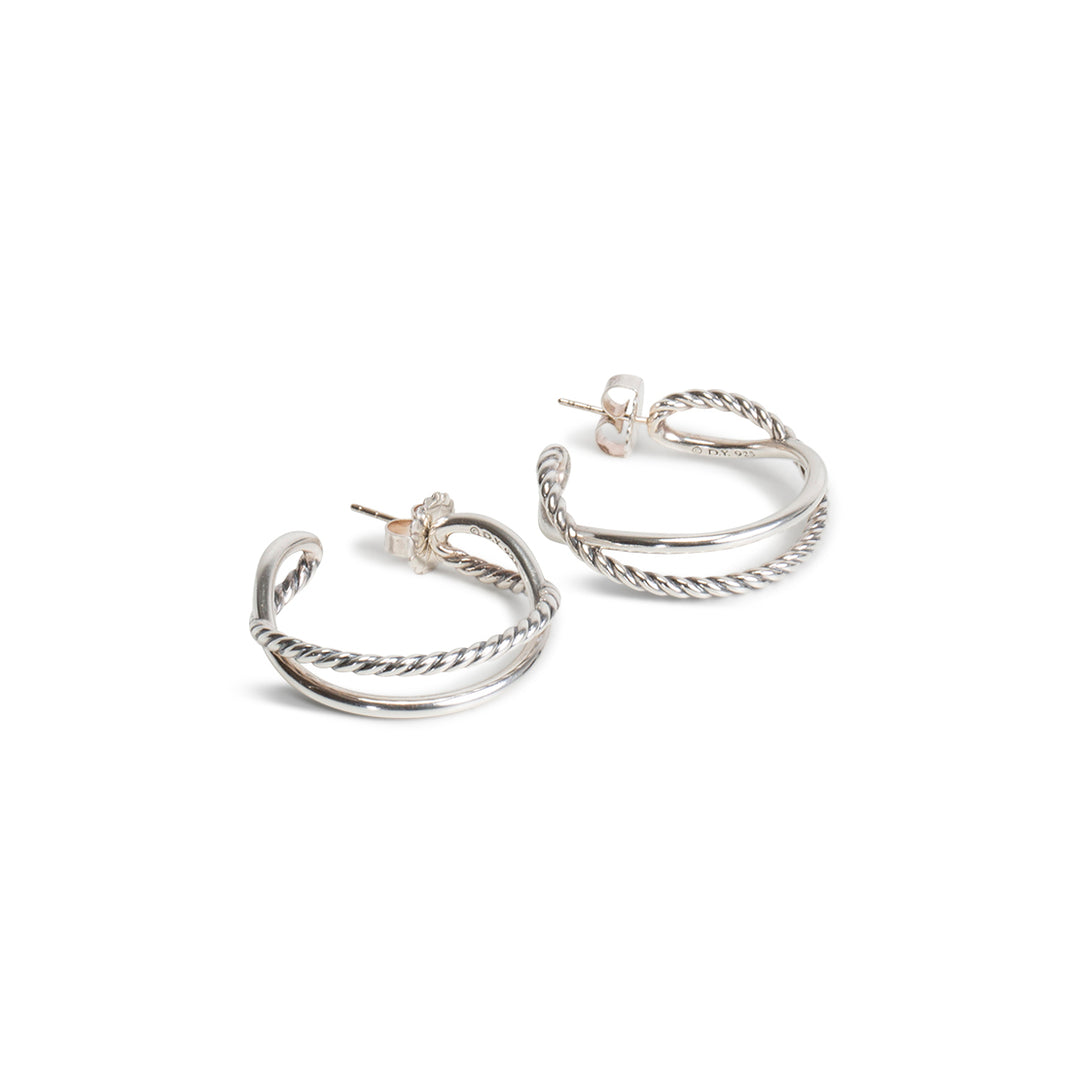 DAVID YURMAN Crossover Hoops