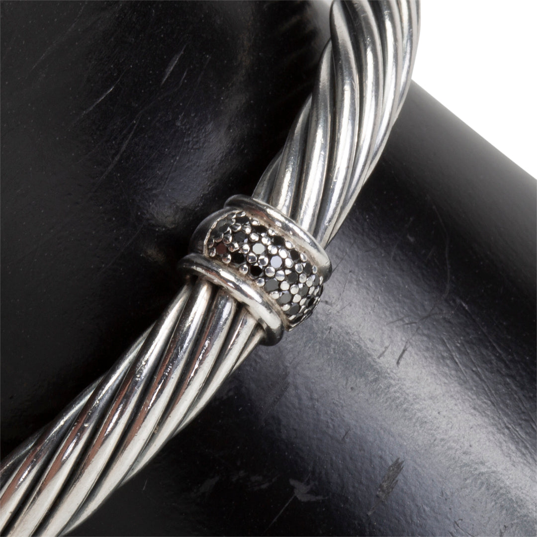 DAVID YURMAN Black Diamond Cuff Bracelet