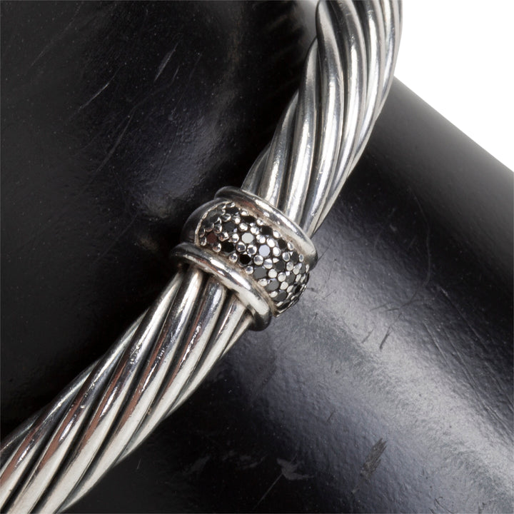 DAVID YURMAN Black Diamond Cuff Bracelet