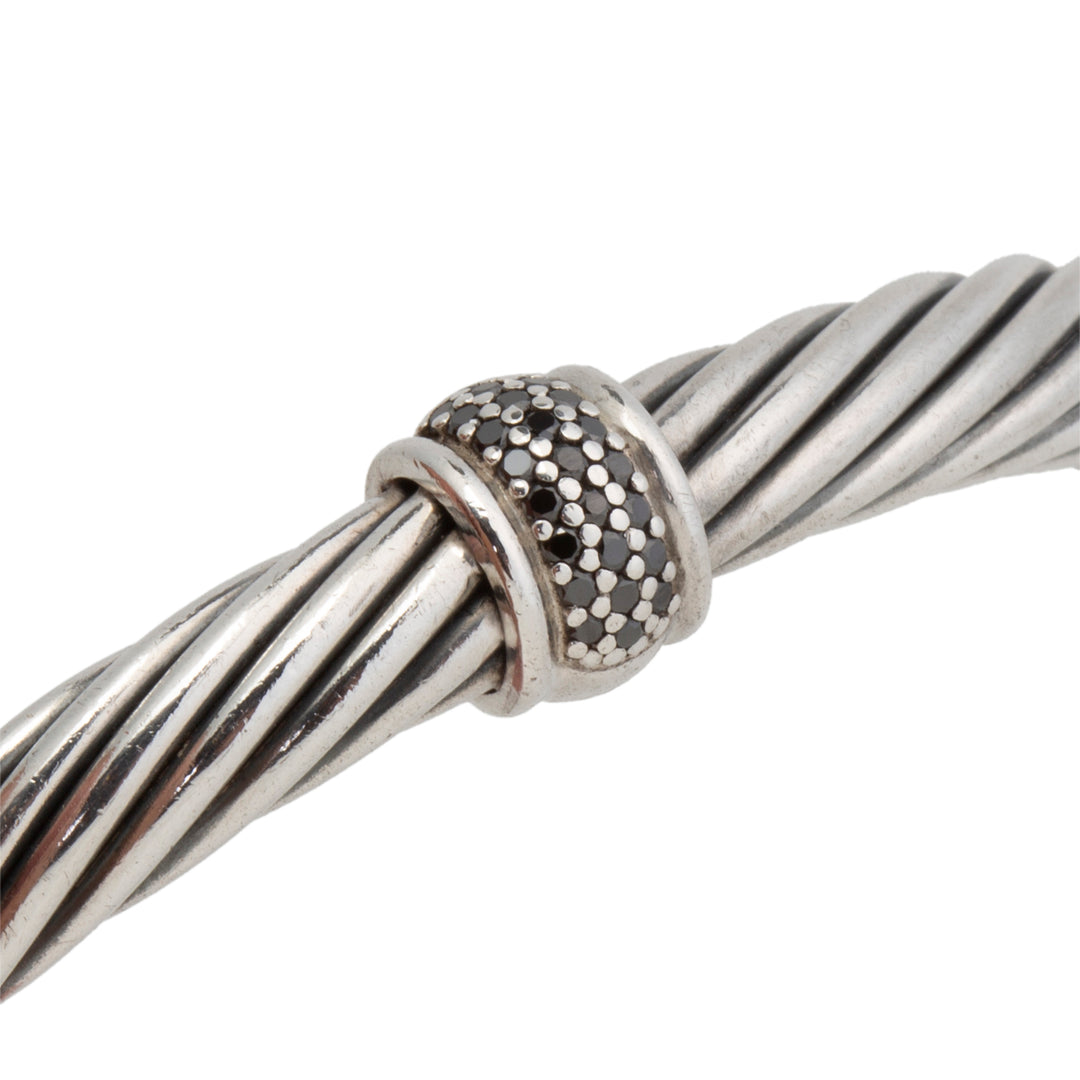 DAVID YURMAN Black Diamond Cuff Bracelet